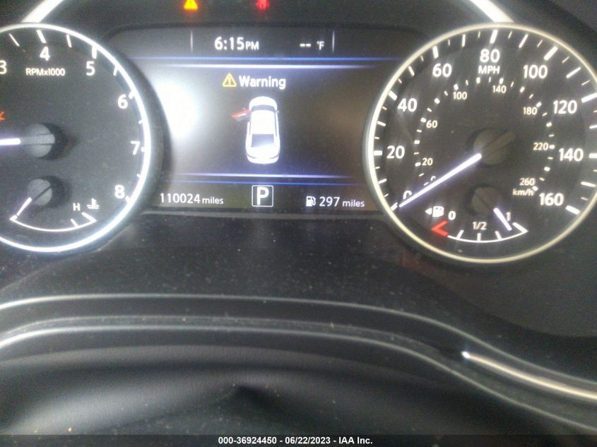 2018 NISSAN MAXIMA SV - 1N4AA6AP0JC368541