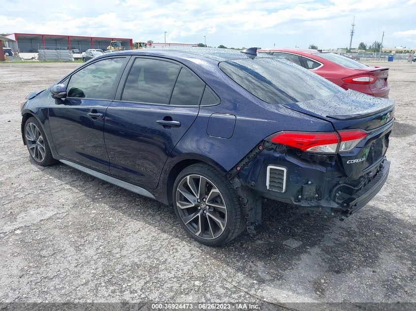 VIN JTDP4MCE9MJ054091 2021 TOYOTA COROLLA SE/APEX SE