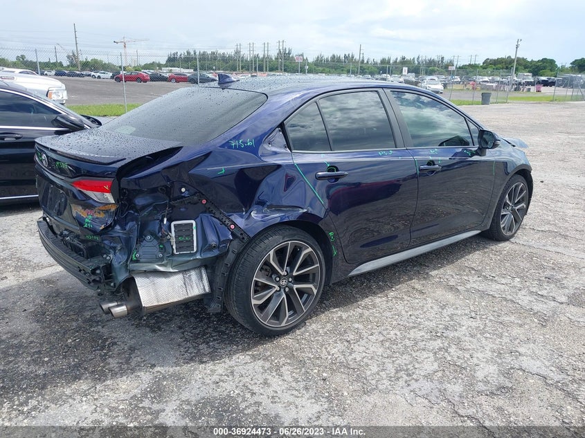 VIN JTDP4MCE9MJ054091 2021 TOYOTA COROLLA SE/APEX SE