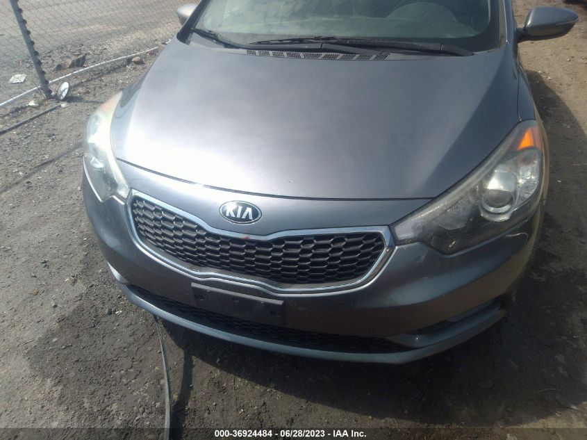 2016 KIA FORTE EX - KNAFX4A82G5549503