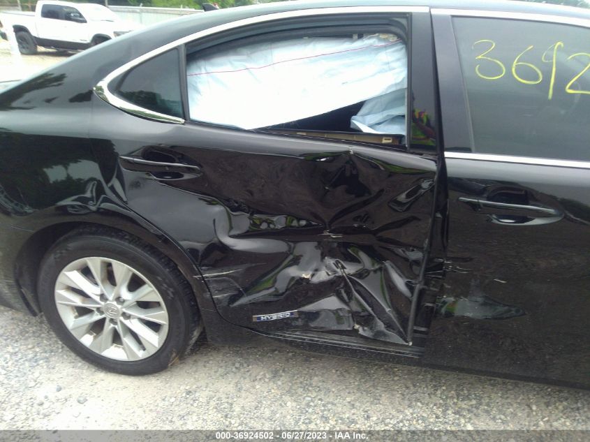 2013 LEXUS ES 300H HYBRID - JTHBW1GG5D2027283