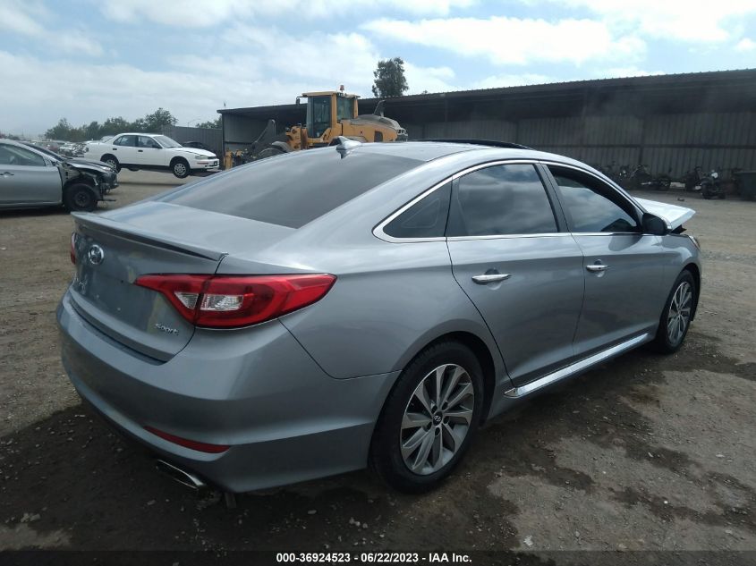 2017 HYUNDAI SONATA SPORT - 5NPE34AF7HH442165