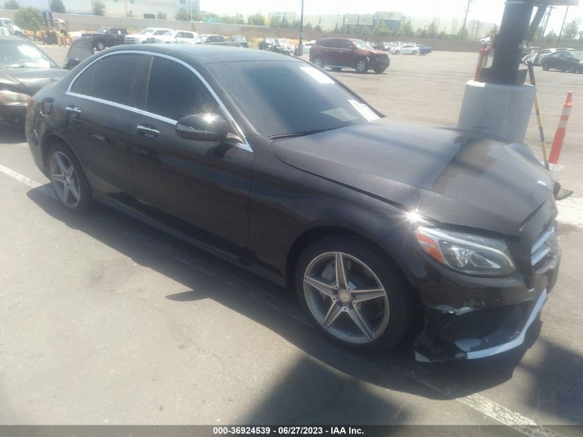 55SWF4KB8GU141116 2016 MERCEDES-BENZ C-CLASS - Image 1