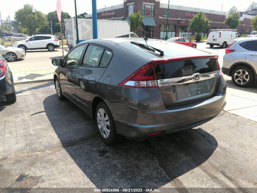2013 HONDA INSIGHT JHMZE2H34DS006508