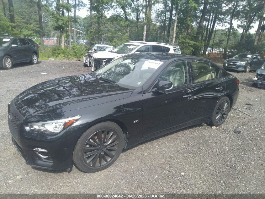 2018 INFINITI Q50 3.0T LUXE - JN1EV7AP0JM353279