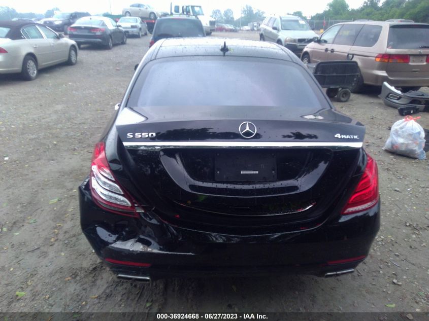 2017 MERCEDES-BENZ S-CLASS S 550 - WDDUG8FB1HA323702