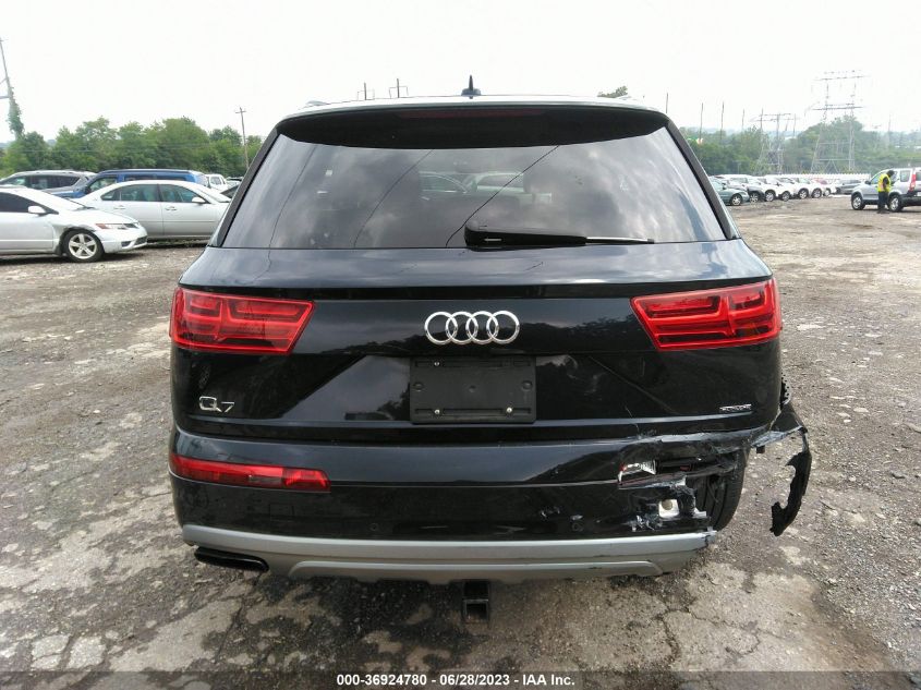 2017 AUDI Q7 PREMIUM PLUS - WA1LHAF70HD047558