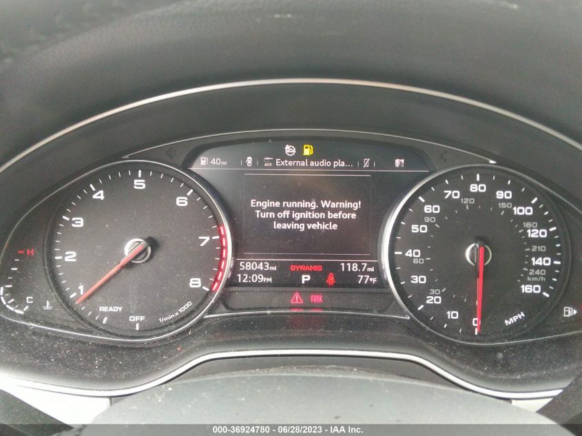 2017 AUDI Q7 PREMIUM PLUS - WA1LHAF70HD047558