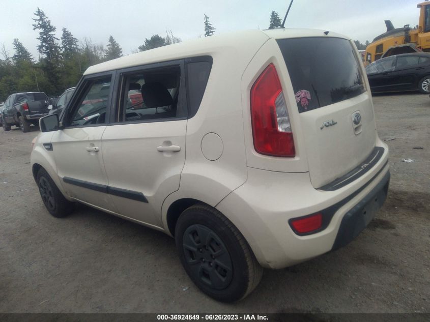 2013 KIA SOUL BASE - KNDJT2A52D7555028