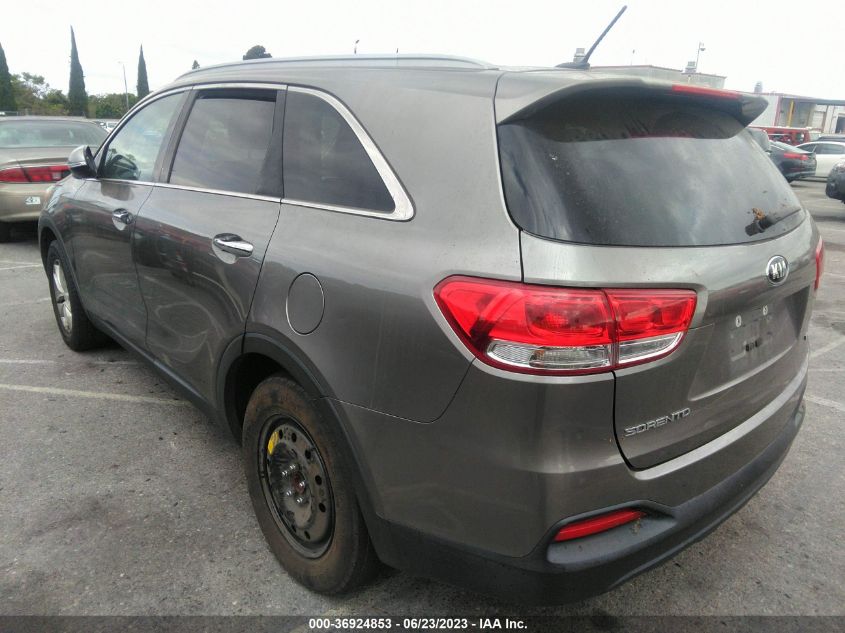 2017 KIA SORENTO LX V6 - 5XYPG4A59HG207147