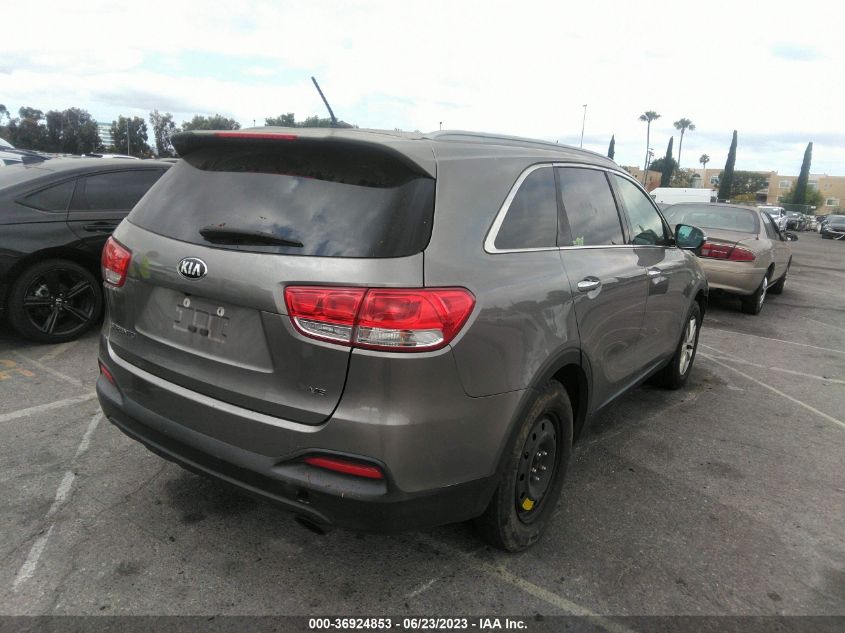 2017 KIA SORENTO LX V6 - 5XYPG4A59HG207147