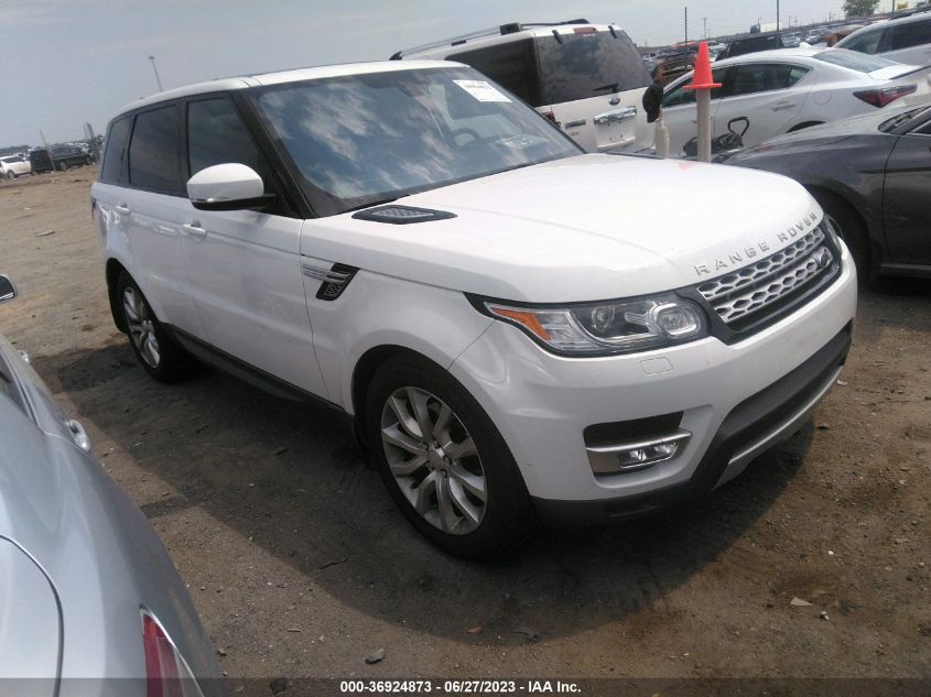 2016 LAND ROVER RANGE ROVER SPORT V6 HSE - SALWR2PF0GA110212