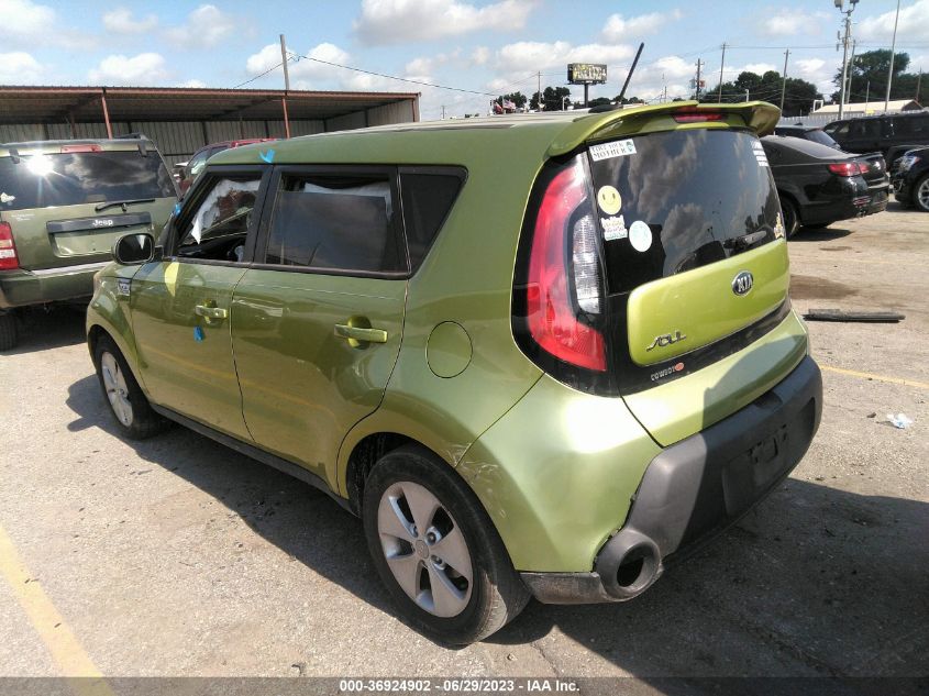 2015 KIA SOUL BASE - KNDJN2A2XF7752144