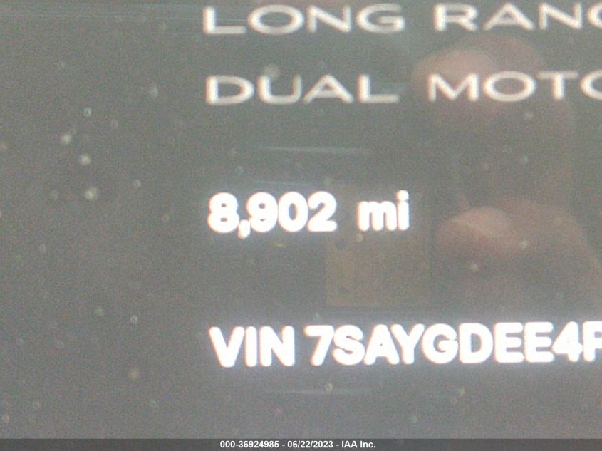 2023 TESLA MODEL Y LONG RANGE - 7SAYGDEE4PA025067
