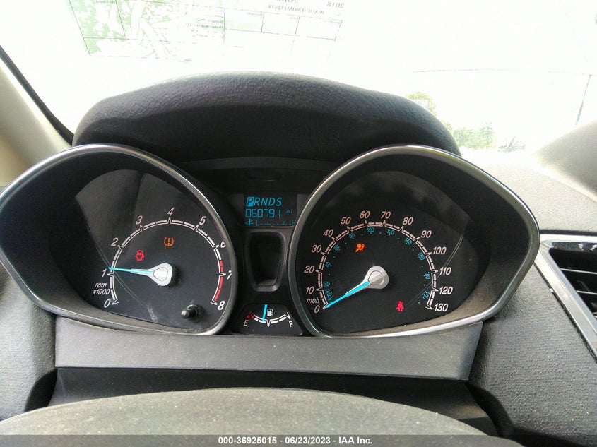 VIN 3FADP4EJ9JM132474 2018 FORD FIESTA SE