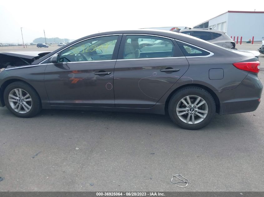 2015 HYUNDAI SONATA 2.4L SE - 5NPE24AF8FH036069