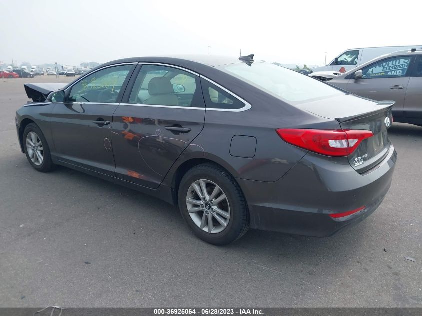 2015 HYUNDAI SONATA 2.4L SE - 5NPE24AF8FH036069