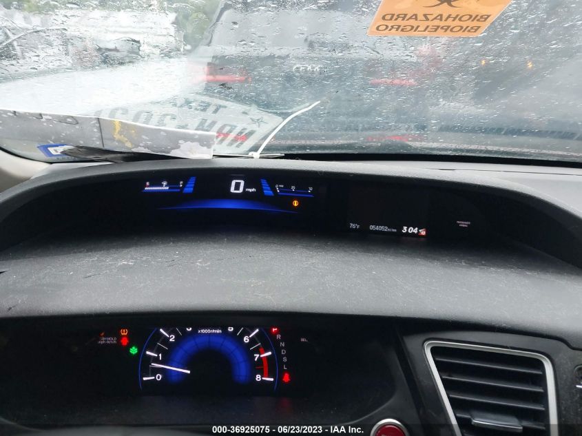2014 HONDA CIVIC SEDAN EX-L - 19XFB2F99EE078944