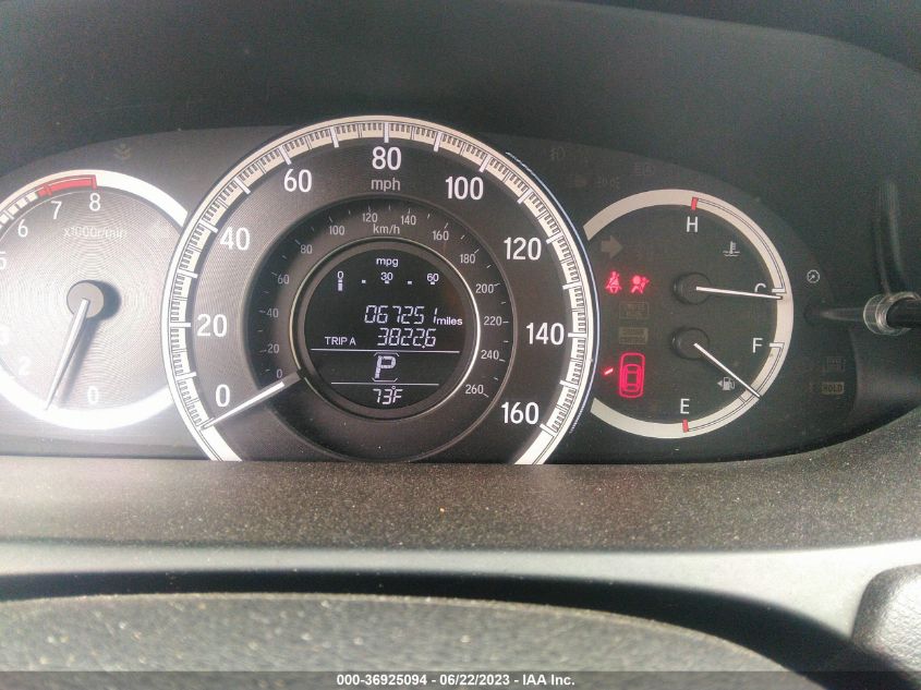 2017 HONDA ACCORD SEDAN EX-L V6 - 1HGCR3F81HA009802