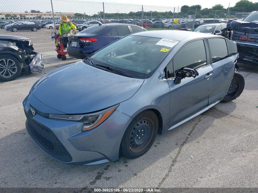 VIN JTDEPMAE3NJ203145 2022 TOYOTA COROLLA LE