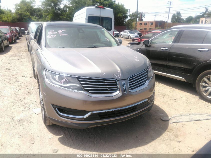 2016 LINCOLN MKX RESERVE - 2LMTJ8LRXGBL44298