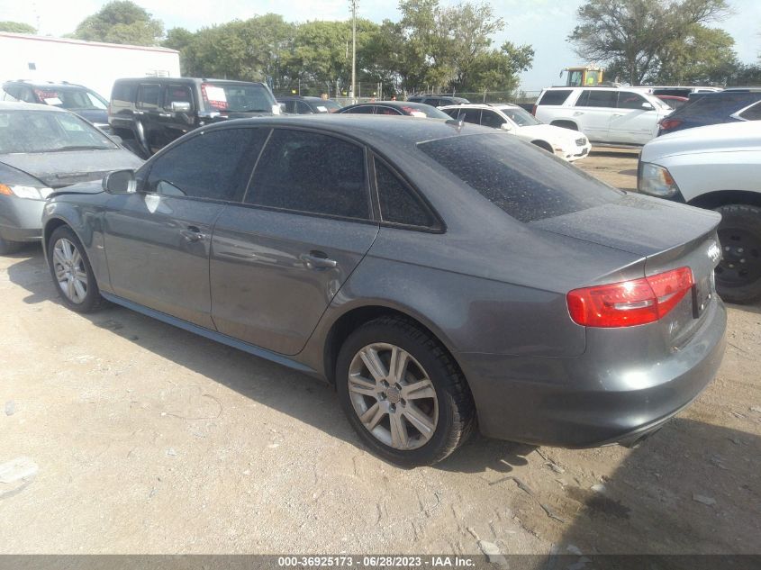 2016 AUDI A4 PREMIUM - WAUBFAFL6GN012520