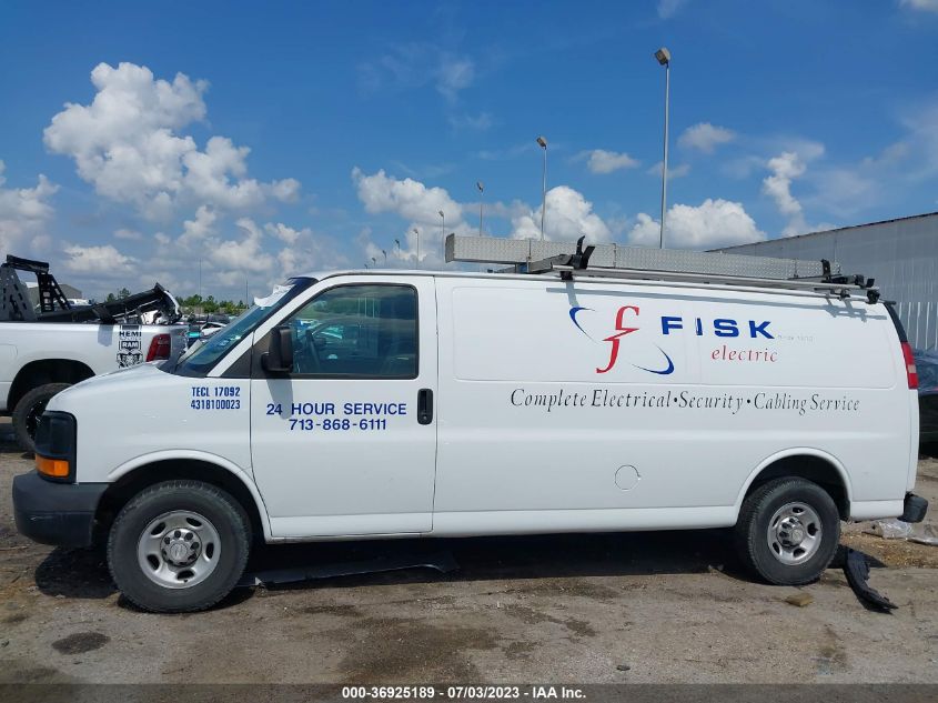 2014 CHEVROLET EXPRESS CARGO VAN - 1GCZGUCG2E1211382