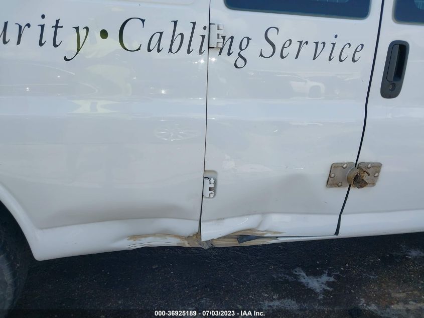 2014 CHEVROLET EXPRESS CARGO VAN - 1GCZGUCG2E1211382