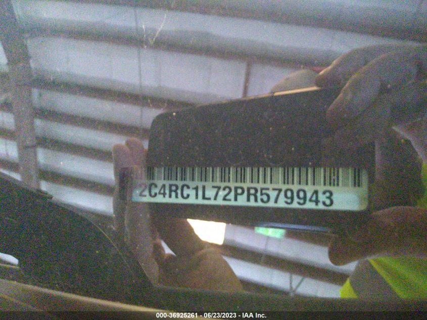 2023 CHRYSLER PACIFICA - 2C4RC1L72PR579943