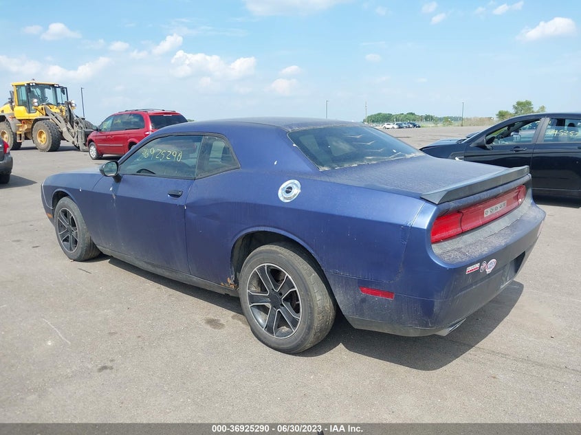 2012 DODGE CHALLENGER VIN: 2C3CDYAG8CH131466