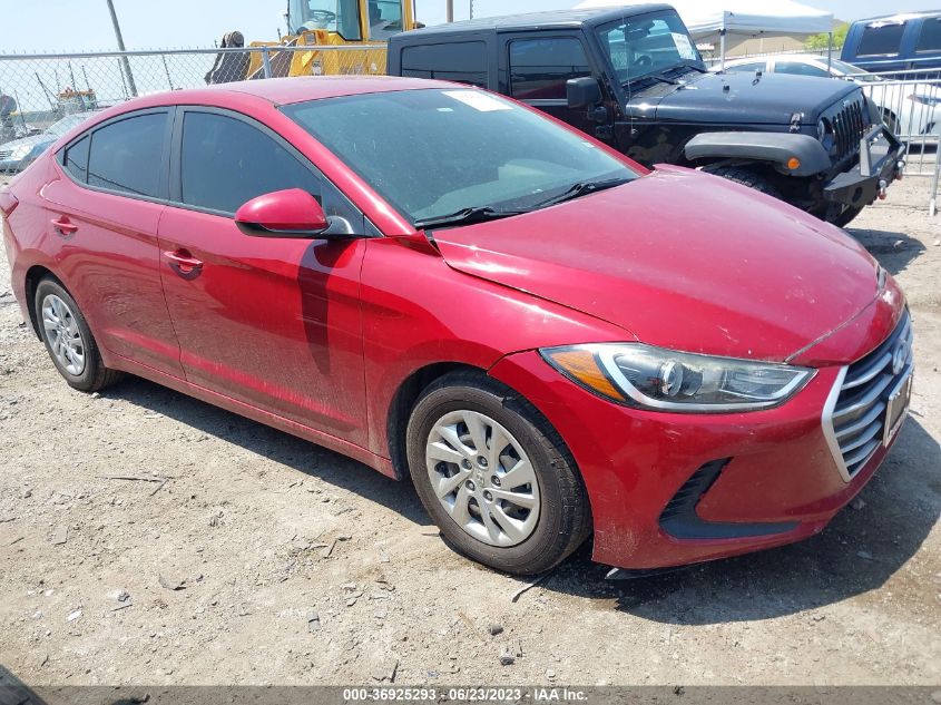 2017 HYUNDAI ELANTRA SE - KMHD74LF8HU371783