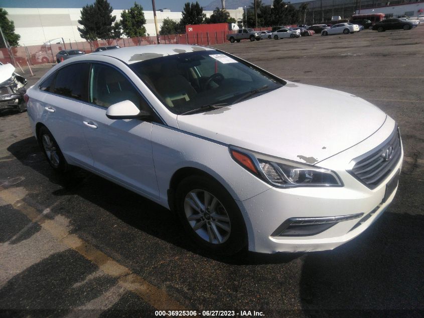 2015 HYUNDAI SONATA 2.4L SE - 5NPE24AF8FH146412