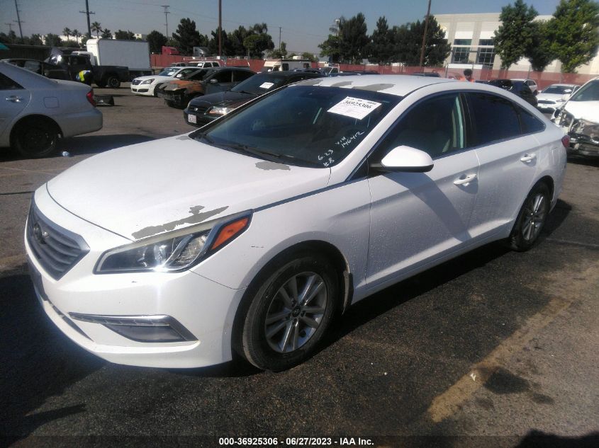 2015 HYUNDAI SONATA 2.4L SE - 5NPE24AF8FH146412