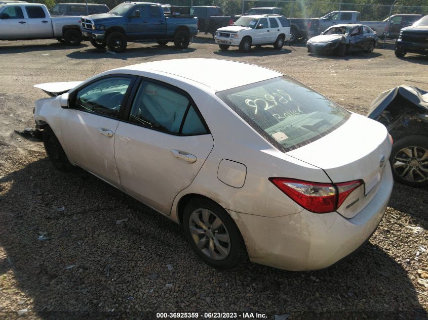 2015 TOYOTA COROLLA L/LE/LE PLS/PRM/S/S PLS - 2T1BURHE5FC292762