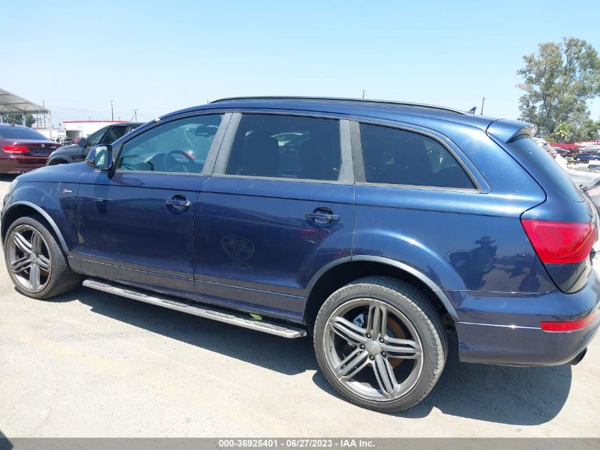 2014 AUDI Q7 3.0T S LINE PRESTIGE - WA1DGAFE2ED011033