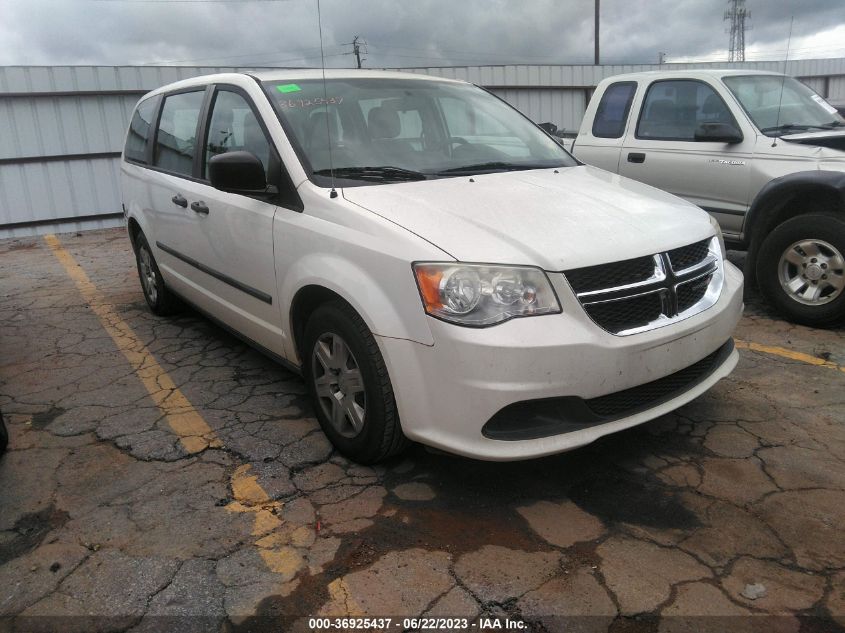 2013 DODGE GRAND CARAVAN AMERICAN VALUE PKG - 2C4RDGBG4DR530739
