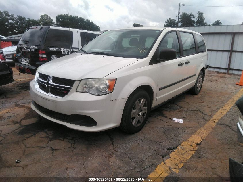2013 DODGE GRAND CARAVAN AMERICAN VALUE PKG - 2C4RDGBG4DR530739