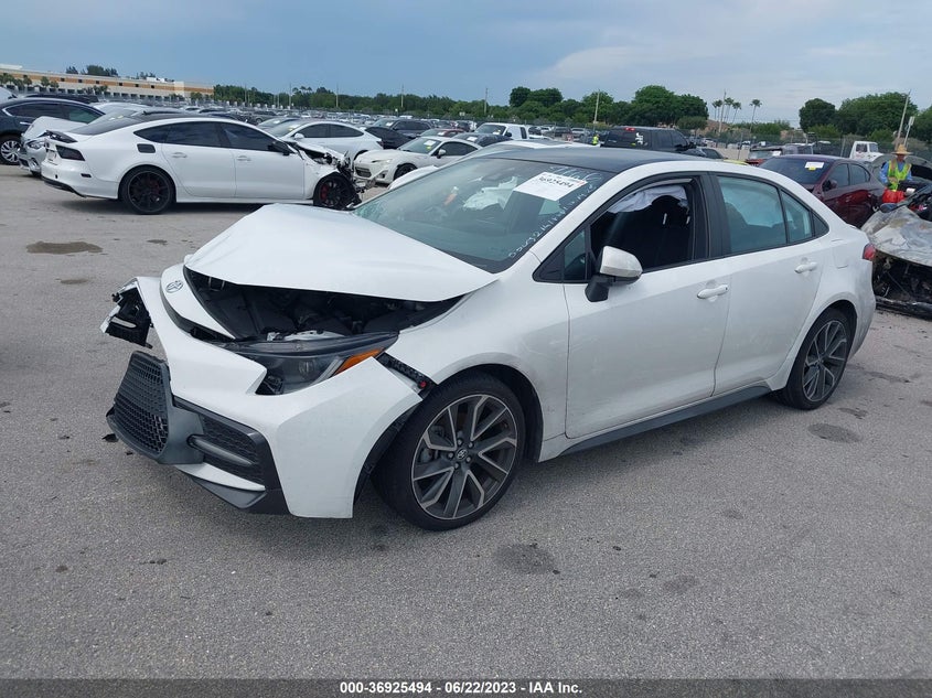 VIN 5YFS4MCE6MP087166 2021 TOYOTA COROLLA SE/NIGHTSHADE/APEX SE