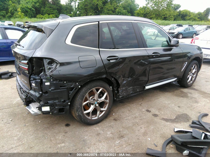 VIN 5UX53DP00N9M75370 2022 BMW X3 XDRIVE30I