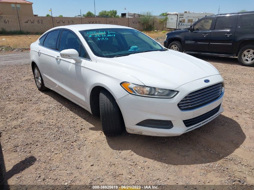 2014 FORD FUSION SE - 3FA6P0H76ER345375