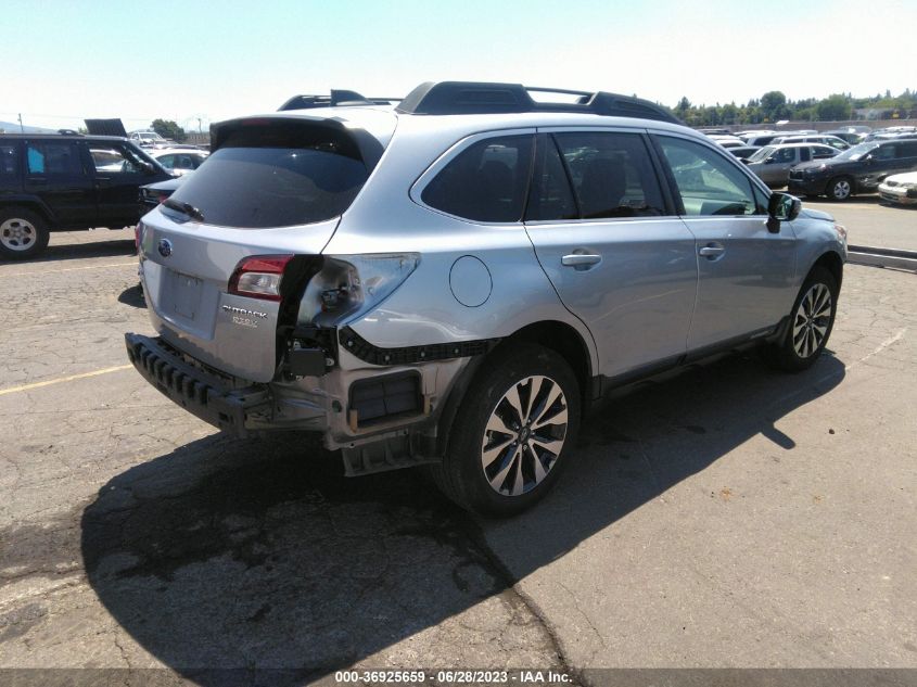 2017 SUBARU OUTBACK LIMITED - 4S4BSANC4H3308984