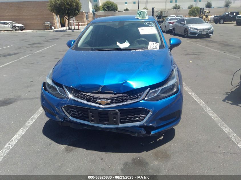 2018 CHEVROLET CRUZE LT - 3G1BE6SMXJS592281