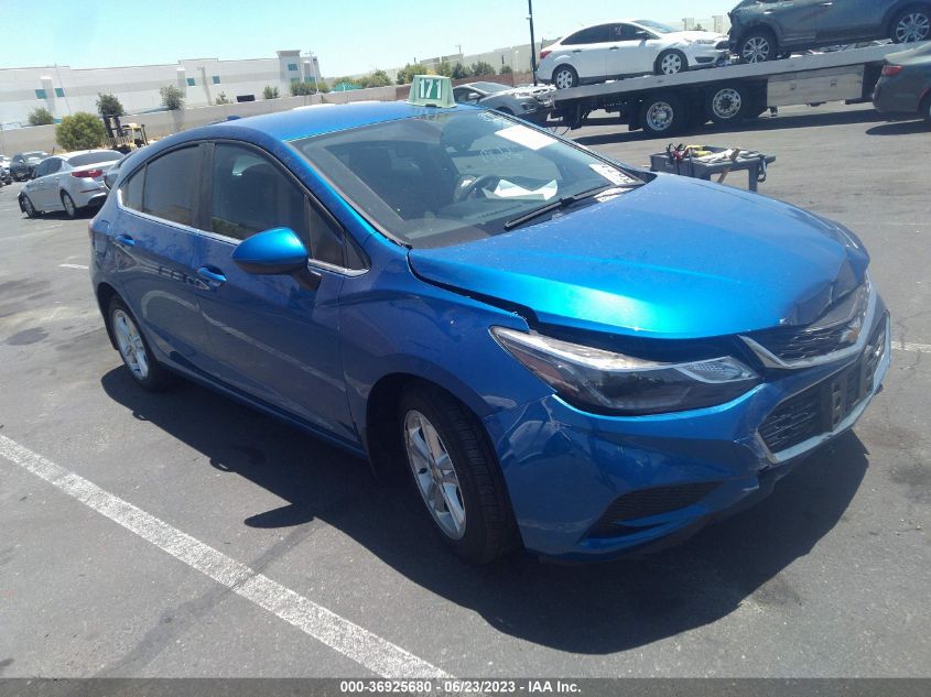 2018 CHEVROLET CRUZE LT - 3G1BE6SMXJS592281