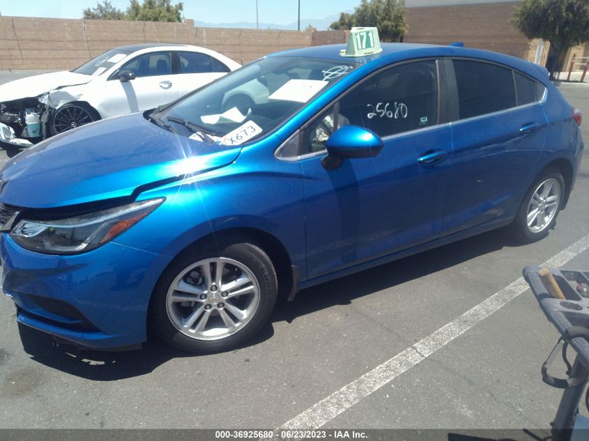 2018 CHEVROLET CRUZE LT - 3G1BE6SMXJS592281