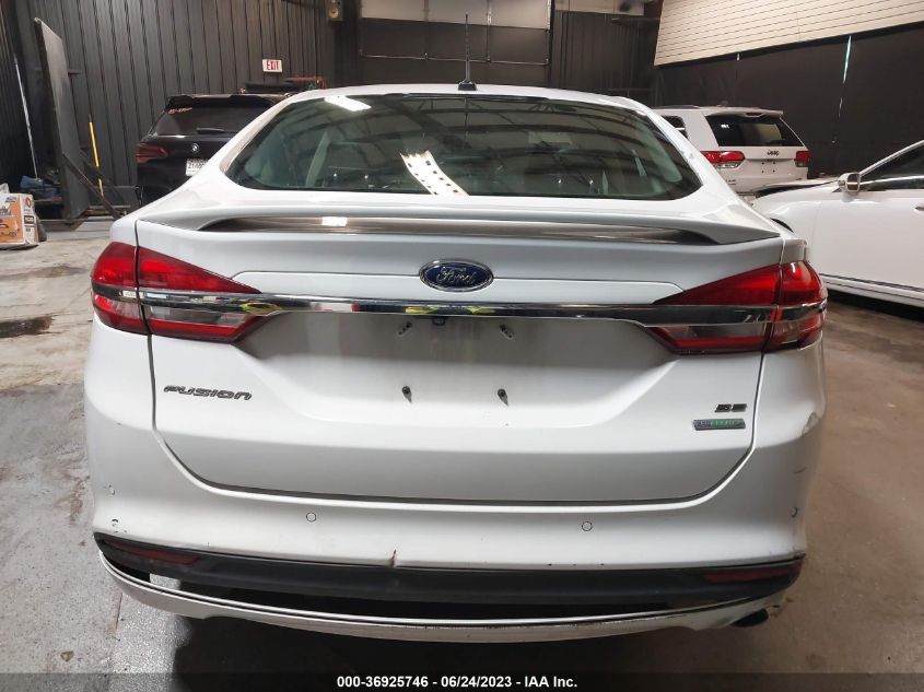 2017 FORD FUSION SE - 3FA6P0HD6HR390567