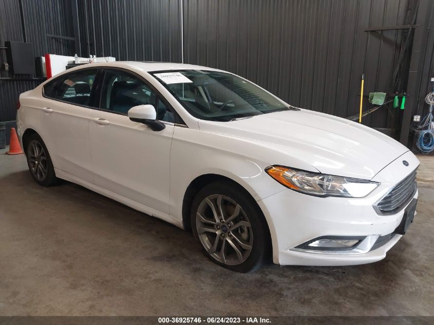 2017 FORD FUSION SE - 3FA6P0HD6HR390567