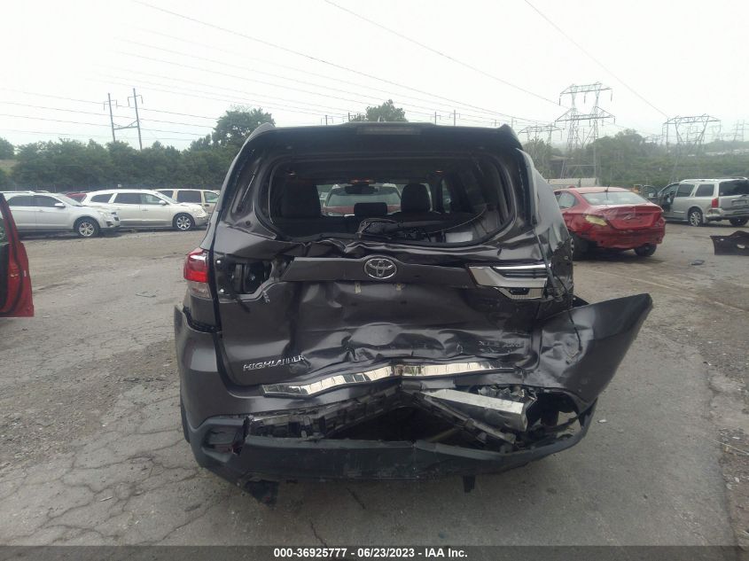 2018 TOYOTA HIGHLANDER SE/XLE - 5TDJZRFH4JS544608