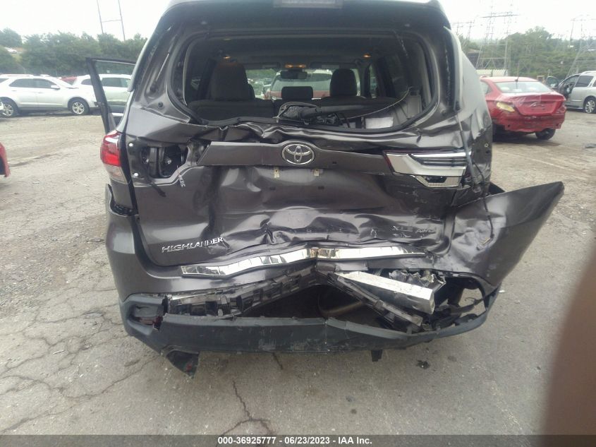 2018 TOYOTA HIGHLANDER SE/XLE - 5TDJZRFH4JS544608