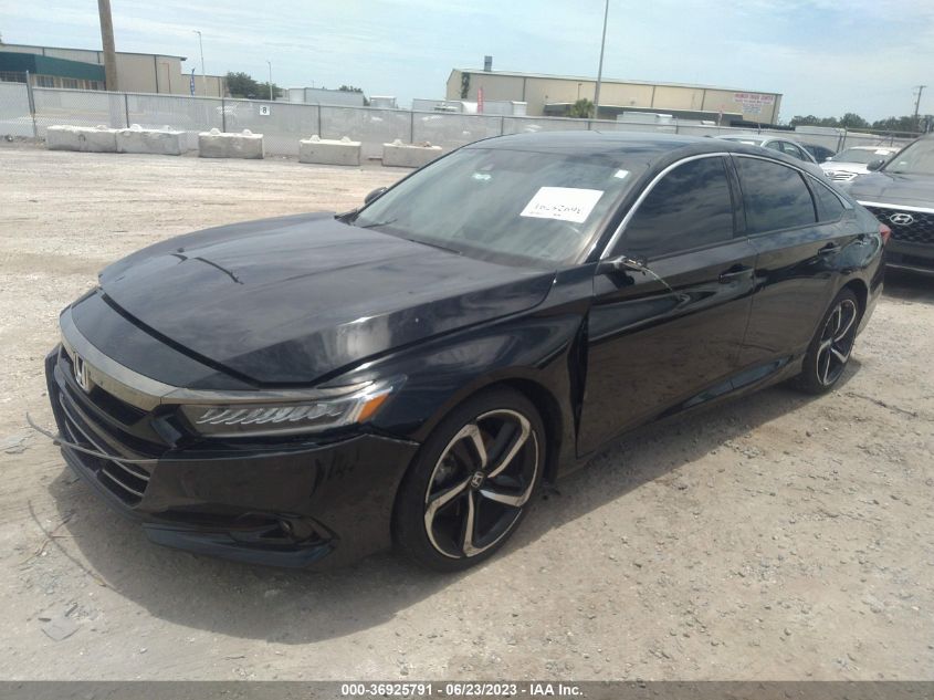 2021 HONDA ACCORD SEDAN SPORT SE - 1HGCV1F45MA113457
