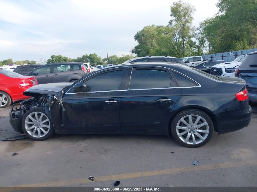 2013 AUDI A4 PREMIUM PLUS - WAUFFAFL9DN004070